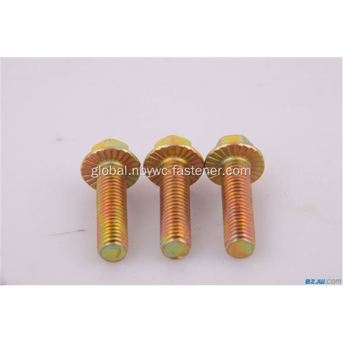 Metric Flange Bolts DIN 6921 FLANGE BOLTS Supplier